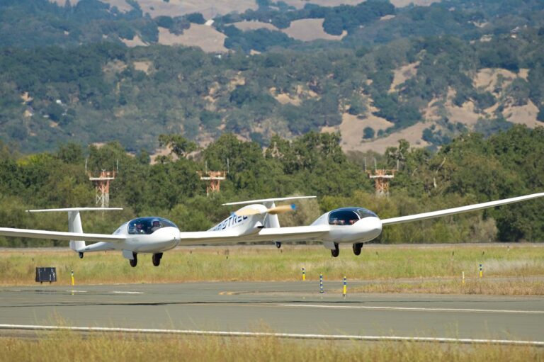 Electric Aviation Prepares for Its First Short Flights Electric aircraft prototype on a runway
