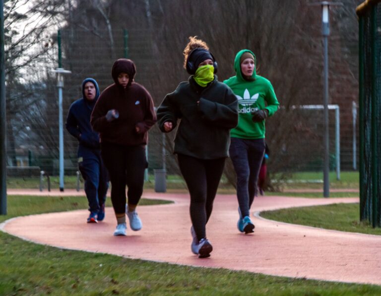 Wearable Sensors Are Turning Movement Into Health Data A fitness tracker on a person's wrist
